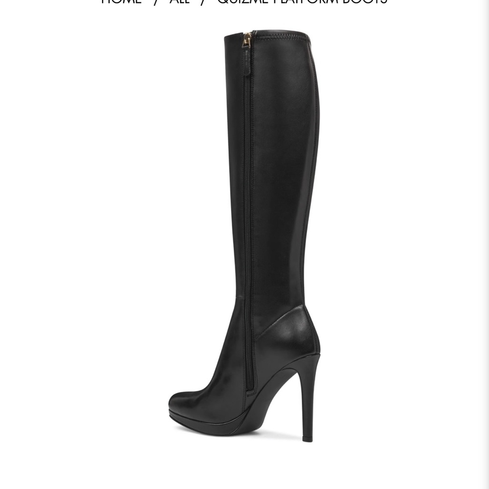 Nine West black leather